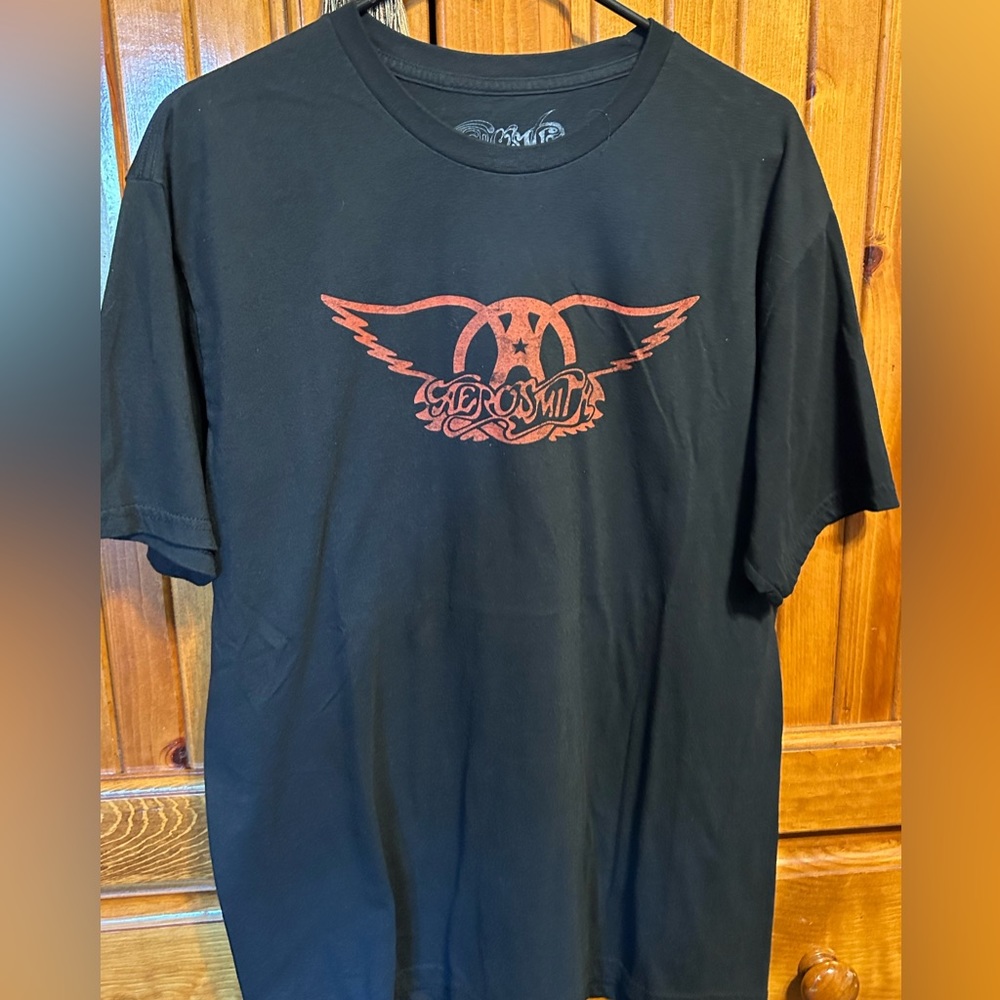 X-Large AEROSMITH T-Shirt Aerosmith Logo